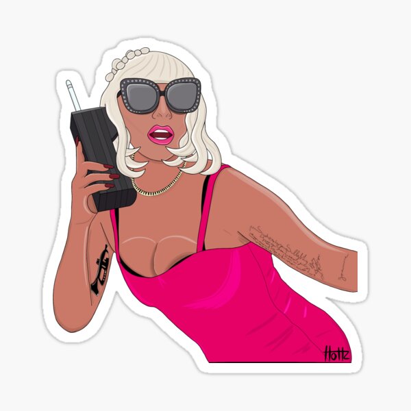 Lady Gaga Telephone Sticker