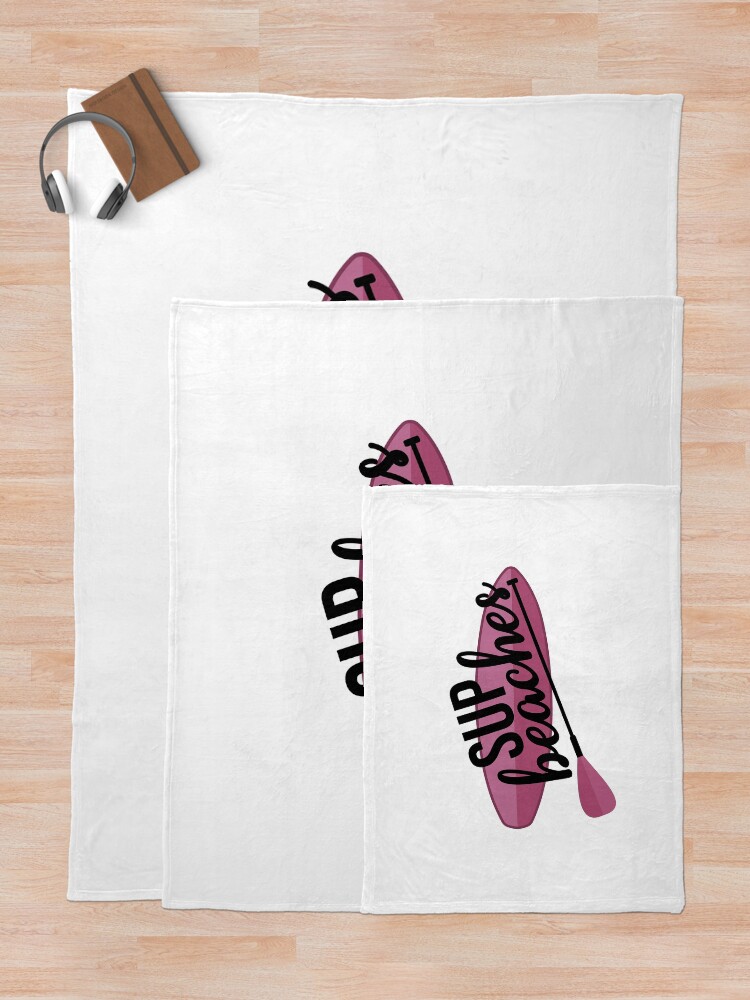 Imagen 5 de 6, Manta con la obra Sup Lover Stand up paddle Lover SUP Paddleboard Gift, diseñada y vendida por GikaDesigns.