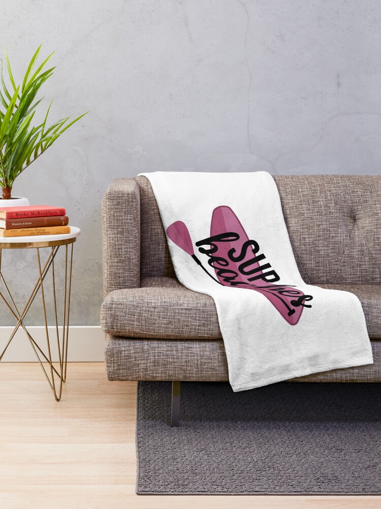 Imagen 2 de 6, Manta con la obra Sup Lover Stand up paddle Lover SUP Paddleboard Gift, diseñada y vendida por GikaDesigns.
