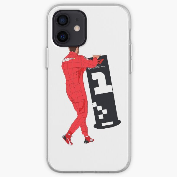 Ferrari driver Sebastian Vettel moves the #1 sign iPhone Soft Case