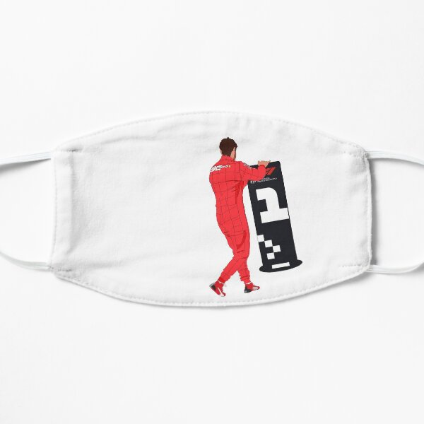 Ferrari driver Sebastian Vettel moves the #1 sign Flat Mask