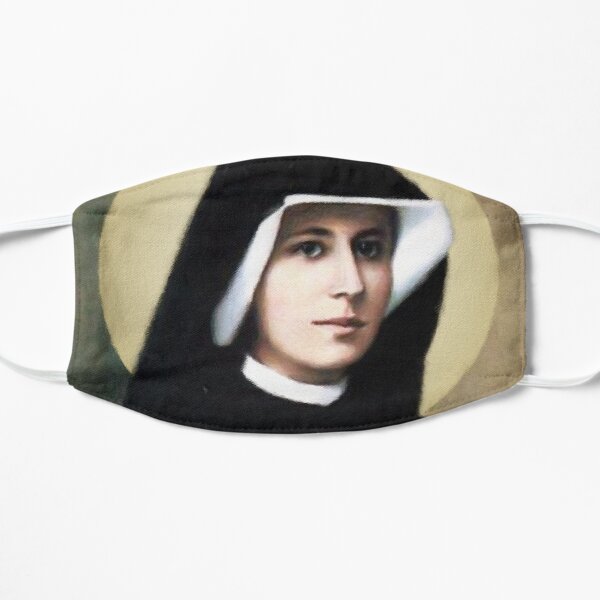 Saint Maria Faustina Kowalska Flat Mask
