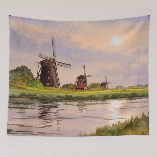 Item preview, Windmills In The Netherlands designed and sold by William Holkham.