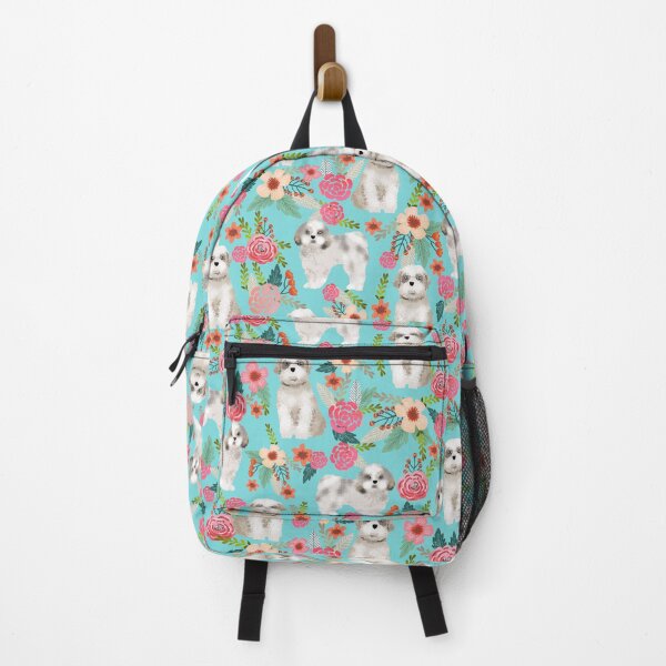 Item preview, shih tsu dog floral - vintage florals, floral pet, cute dog, shih tzu designed and sold by PetFriendly.