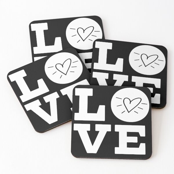 Item preview, Love letters comic heart in O white designed and sold by Two Left Hands Design.