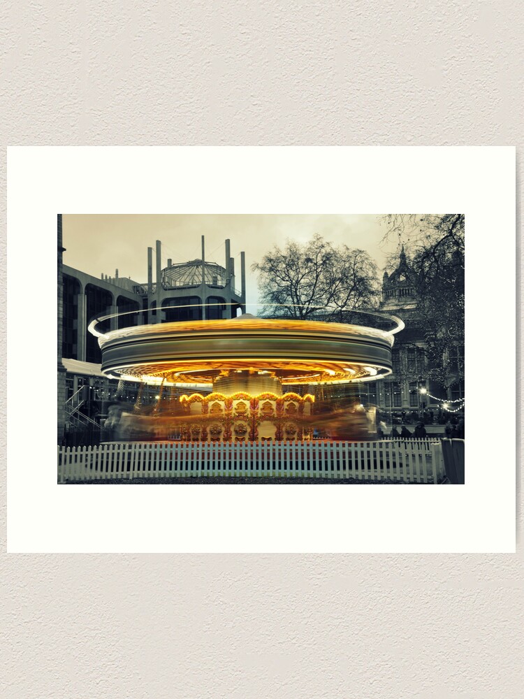 Alternate view of Merry go round Art Print