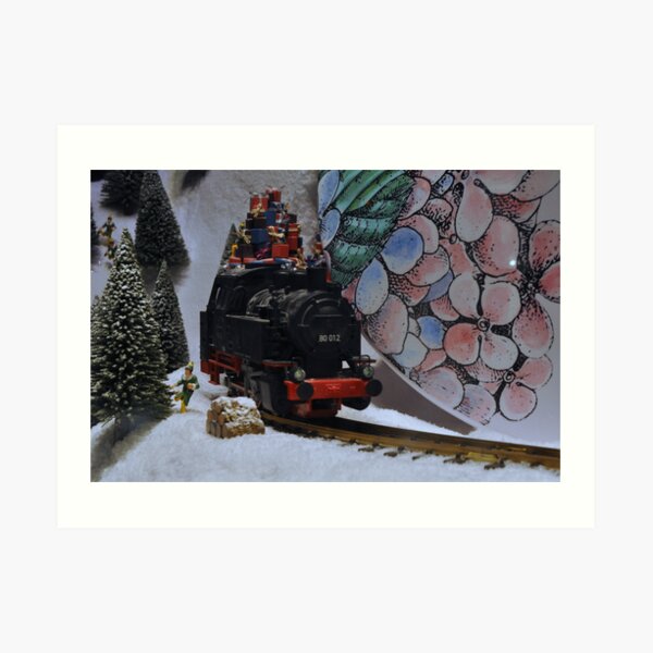 Christmas is arriving Art Print