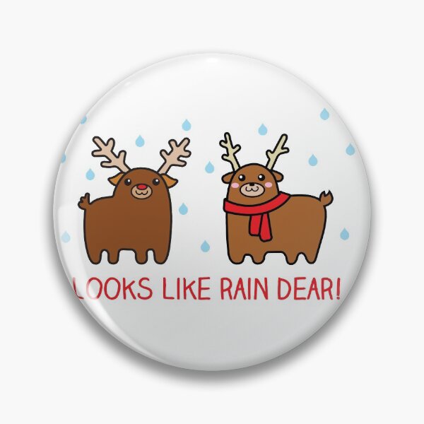 Item preview, Looks like rain dear, Christmas reindeer designed and sold by IceCreamCat.