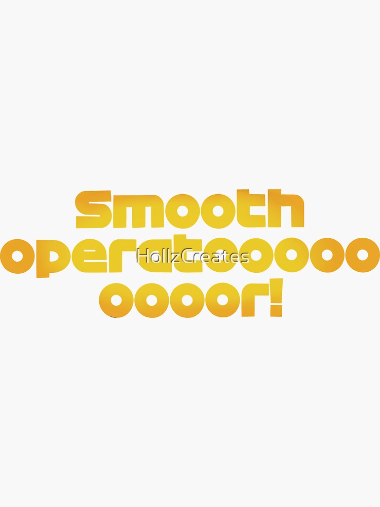 "Carlos Sainz Smooth operator" Sticker for Sale by HollzCreates | Redbubble