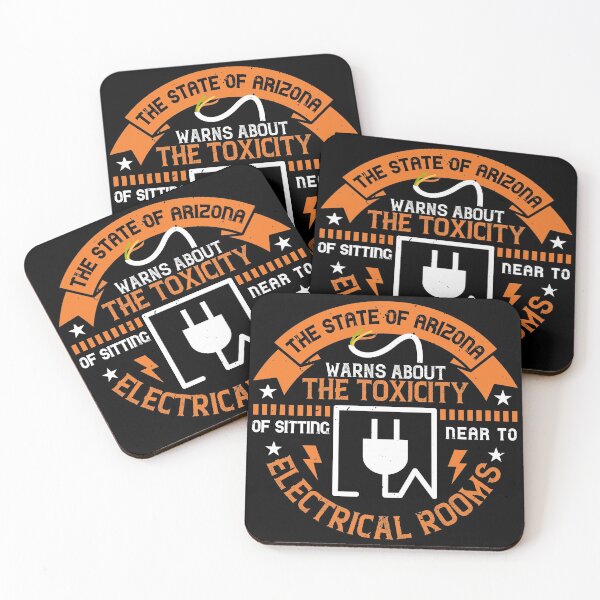 Item preview, The State Of Arizona Warns About The Toxicity Of Sitting Near To Electrical Rooms designed and sold by GoodVibeDesign.