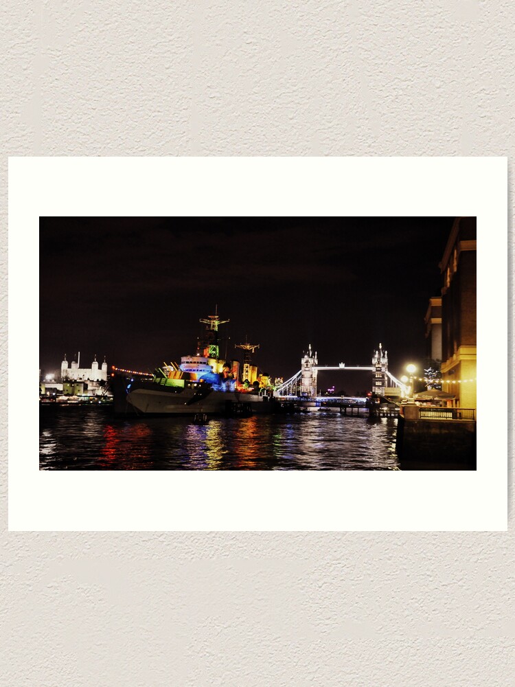 Alternate view of Presenting HMS Belfast Art Print