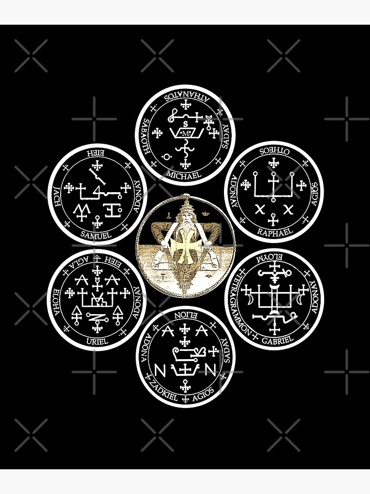 The Seven Archangel Sigils - Solomon's Seals Archangel Seals Sigils ...