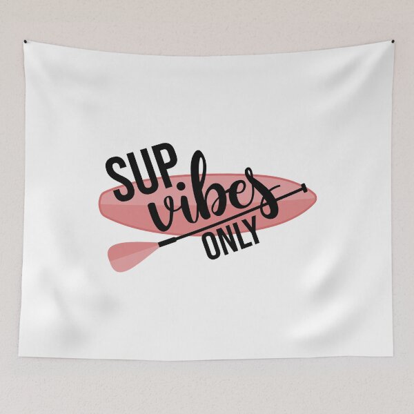 Item preview, Sup Vibes Only Stand up paddle Lover SUP Paddleboard Gift designed and sold by GikaDesigns.