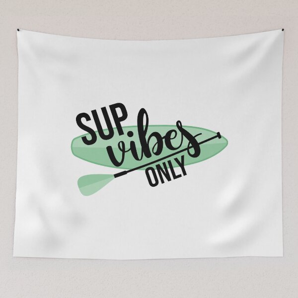 Item preview, Sup Vibes Only Stand up paddle Lover SUP Paddleboard Gift designed and sold by GikaDesigns.
