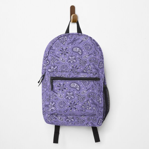 Item preview, Cartoon Microbes - Purple designed and sold by chayground.