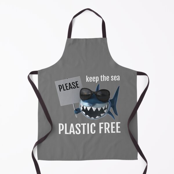 Item preview, stop ocean plastic pollution shark activist designed and sold by portrait4you.