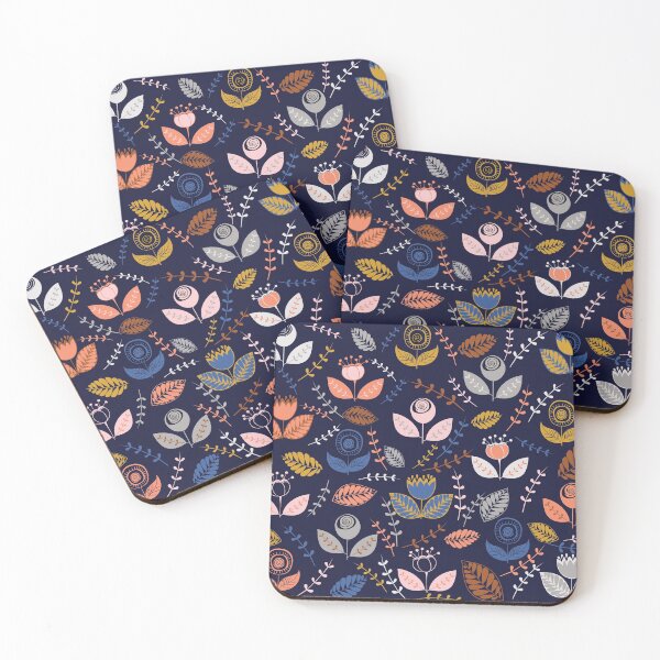 Item preview, Whimsical Scandinavian Style Flowers designed and sold by Primroaddesigns.