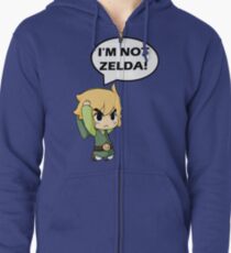I'm Not Zelda Zipped Hoodie