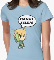 I'm Not Zelda Women's Fitted T-Shirt