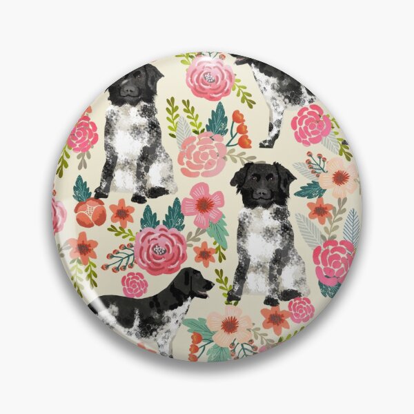 Item preview, stabyhoun dog floral - vintage florals, floral pet, cute dog, stabyhoun  designed and sold by PetFriendly.