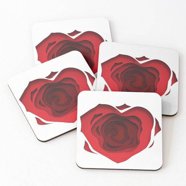 Item preview, Rose in shape of heart. designed and sold by Ksiva-art.