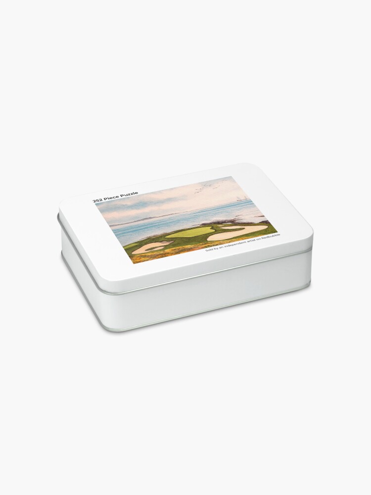 Alternate view of Pebble Beach Golf Course Signature Hole 7 Jigsaw Puzzle