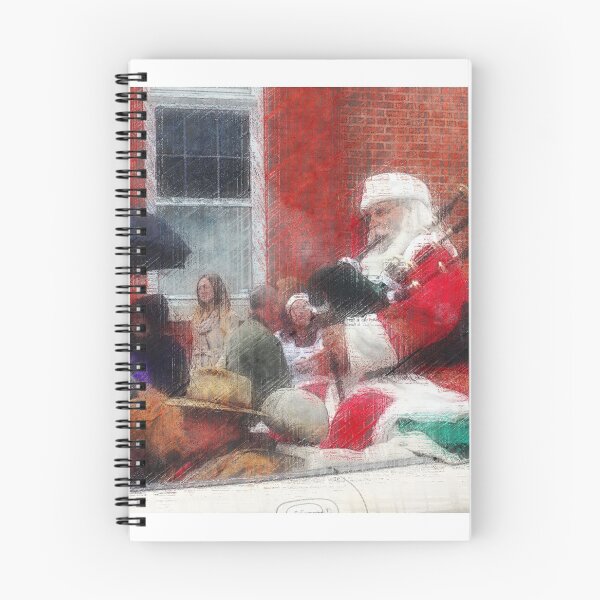 Item preview, Santa Playing Bagpipes designed and sold by Ollivrosa.