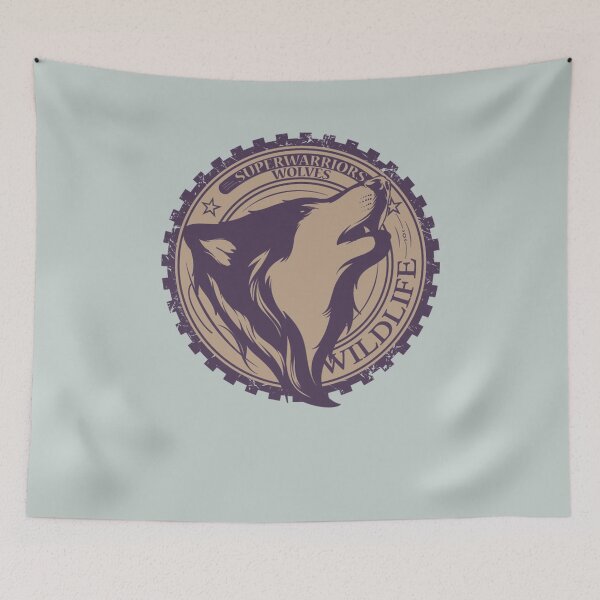 Item preview, Super warrior’s wolves - Awesome wolf lover Gift designed and sold by Teenation9.