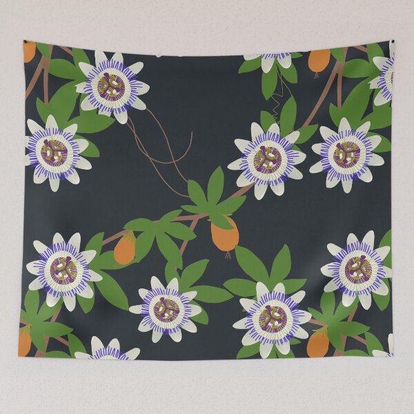 Item preview, Passion flower pattern designed and sold by JokeGysen.