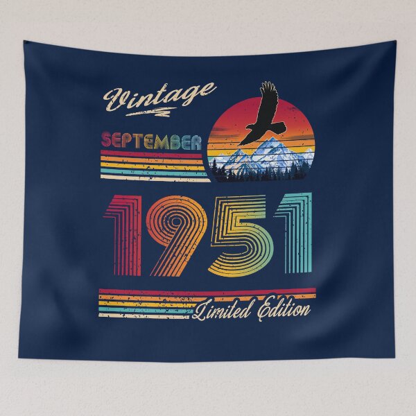 Item preview, September 1951 Birthday designed and sold by GreenSplash.