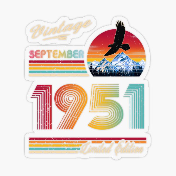 September 1951 Birthday
