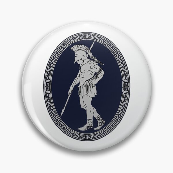 Item preview, Greek soldier - silver designed and sold by ForgottenArts.
