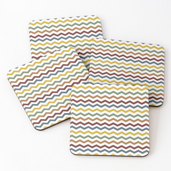 Item preview, Chevron in an Ancient Color Pallet designed and sold by thecatsfractal.