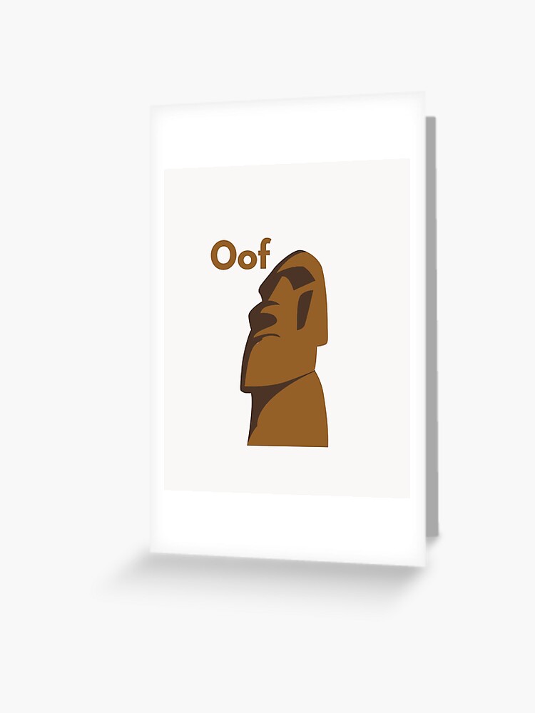 Oof Stones Definition | Greeting Card