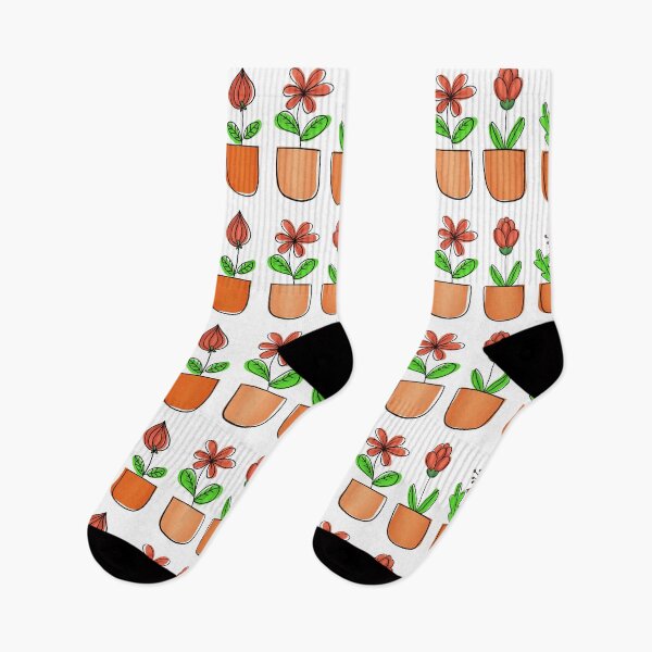 Item preview, Potted Flowers designed and sold by Pluto Studio.
