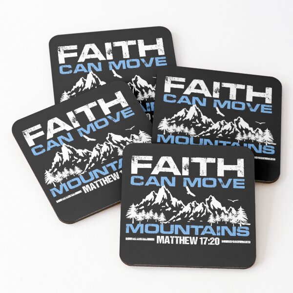 Item preview, Faith Can Move Mountains Matthew 17:20 designed and sold by 3bythelake.