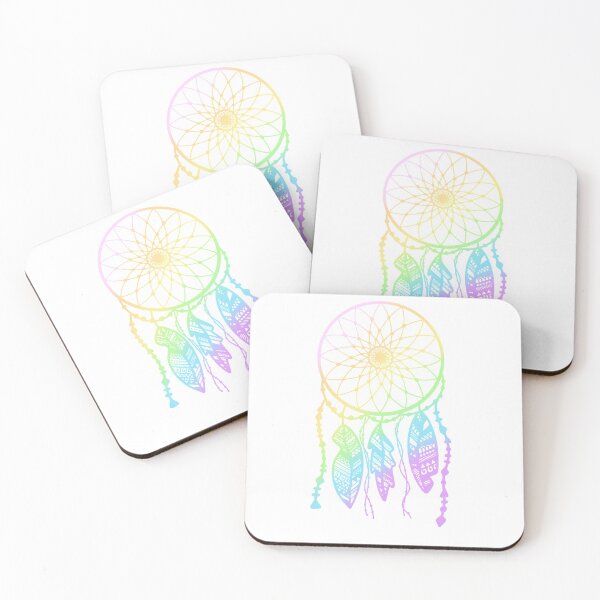 Item preview, Pastel rainbow Dream Catcher  designed and sold by chloesartworld.