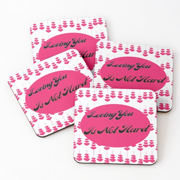 Item preview, Loving You Is Not Hard - Cute Love Inspired Patterned designed and sold by Vero De.