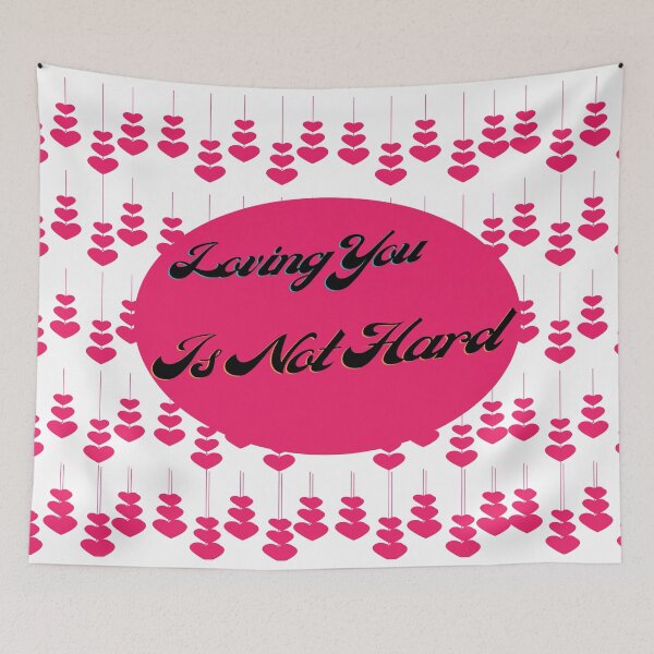 Item preview, Loving You Is Not Hard - Cute Love Inspired Patterned designed and sold by Vero De.