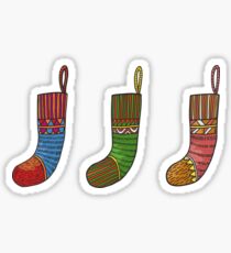 Christmas socks Sticker