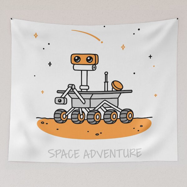 Item preview, Cute rover space exploration designed and sold by LeCoinduCagou.