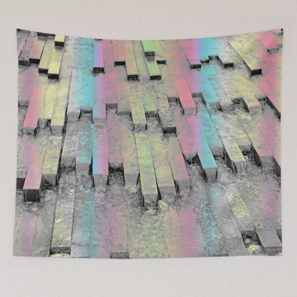 Item preview, The rainbow on the fountain designed and sold by MarionsArt.