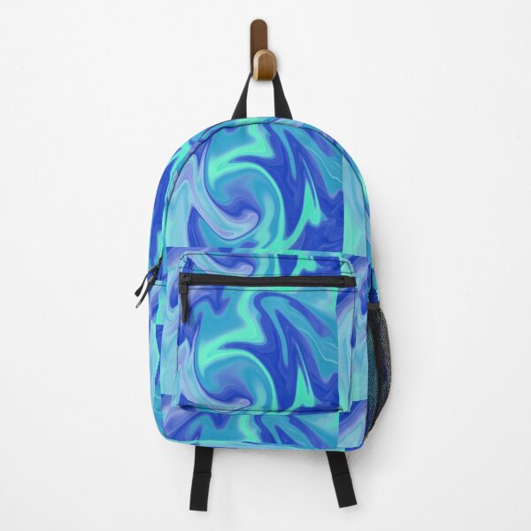 Item preview, blue ocean waves poster designed and sold by sarina G.