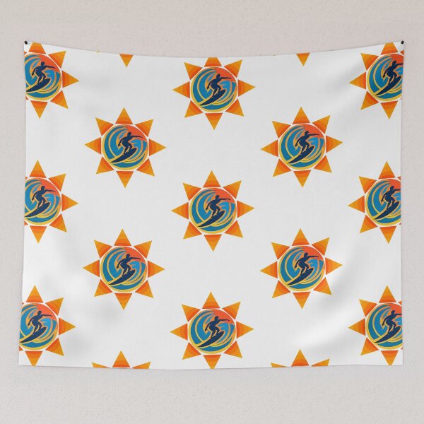 Item preview, Summer surfing illustration designed and sold by HollzCreates.