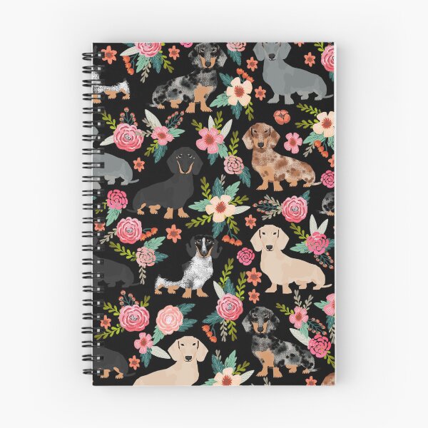 Item preview, Dachshund Dog art with flowers designed and sold by Coolstuff4you71.
