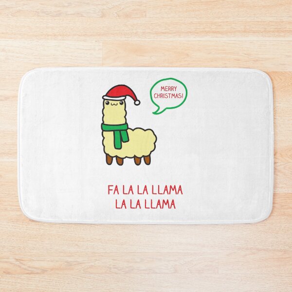 Item preview, Merry Christmas llama designed and sold by IceCreamCat.