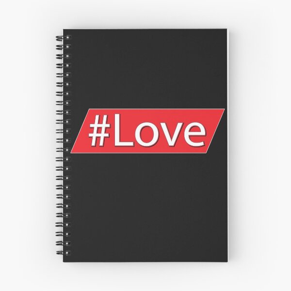 Item preview, Typographic #Love design designed and sold by jfcreations.