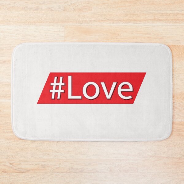Item preview, Typographic #Love design designed and sold by jfcreations.