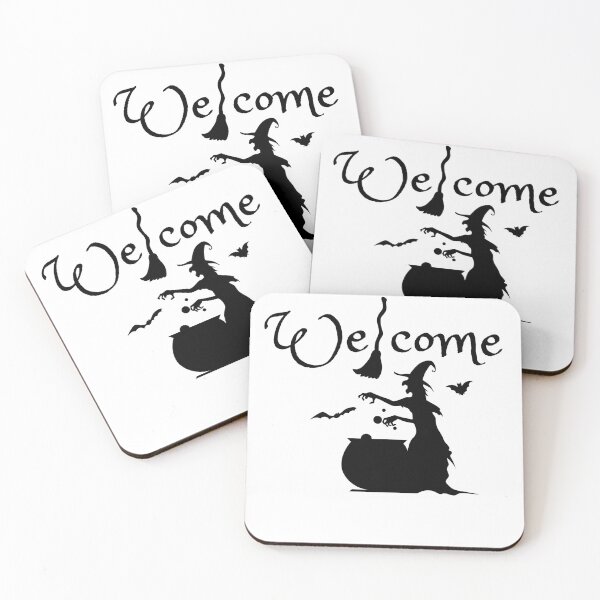 Item preview, Welcome Halloween, Witch, Silhouette  designed and sold by bas19101.
