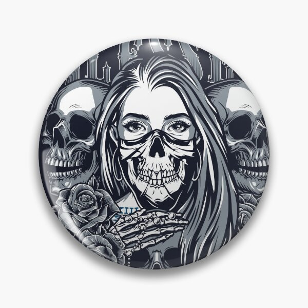 Item preview, women face  with skulls designed and sold by Badi46.
